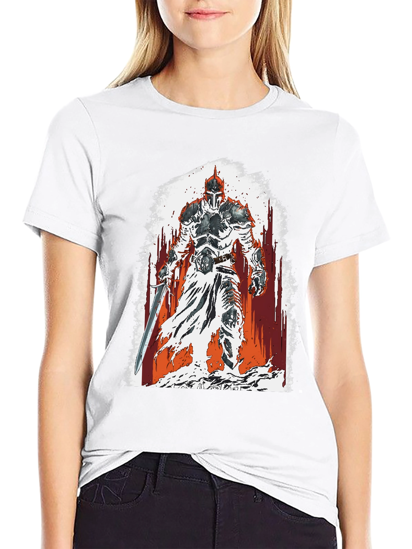 Knight Graphic T-Shirt - Medieval Warrior Tee