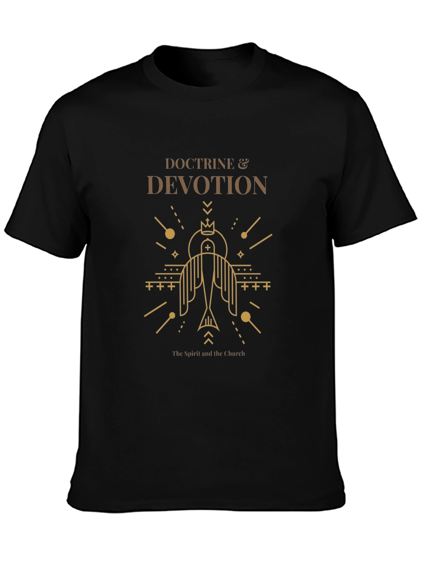 Doctrine & Devotion Graphic Print Black T-Shirt