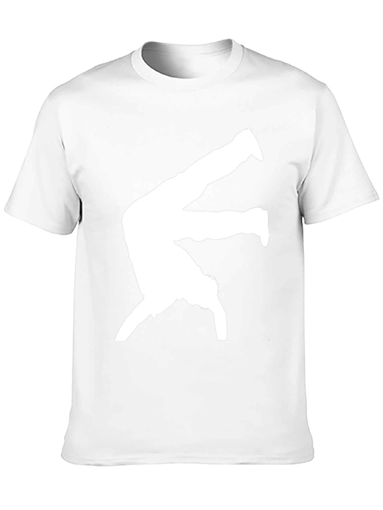 Mens Black T-Shirt - Handstand Graphic Tee