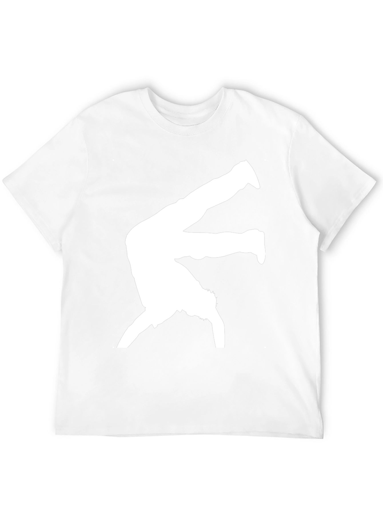 Mens Black T-Shirt - Handstand Graphic Tee