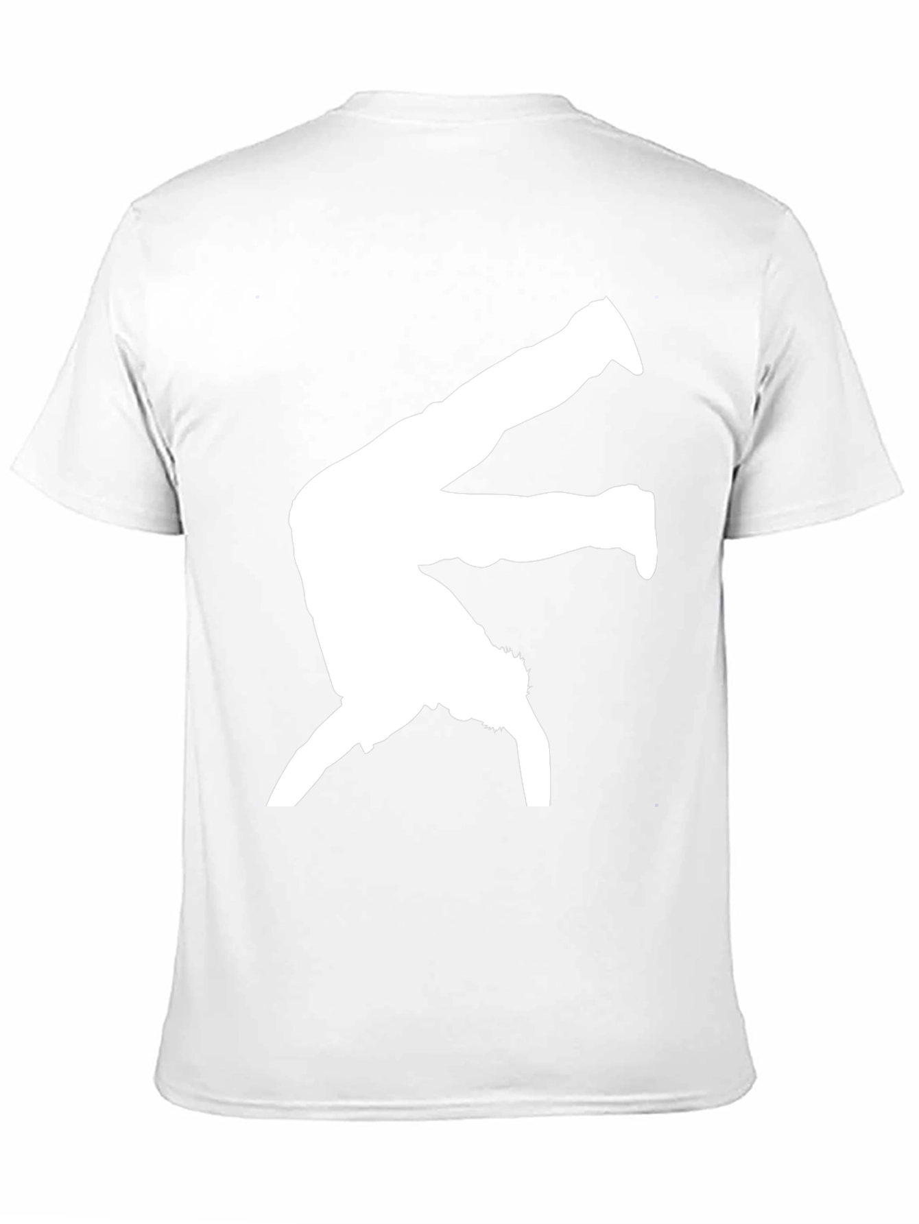 Mens Black T-Shirt - Handstand Graphic Tee