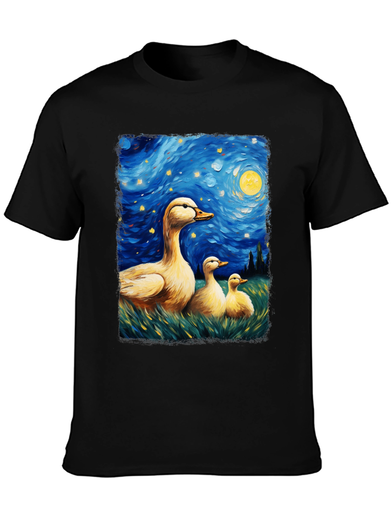 Starry Night Duck T-Shirt