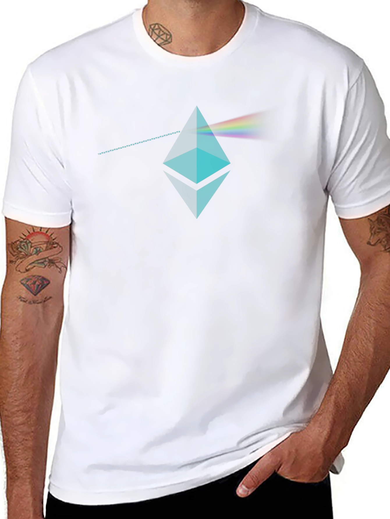 Ethereum Prism T-Shirt - Crypto Tee