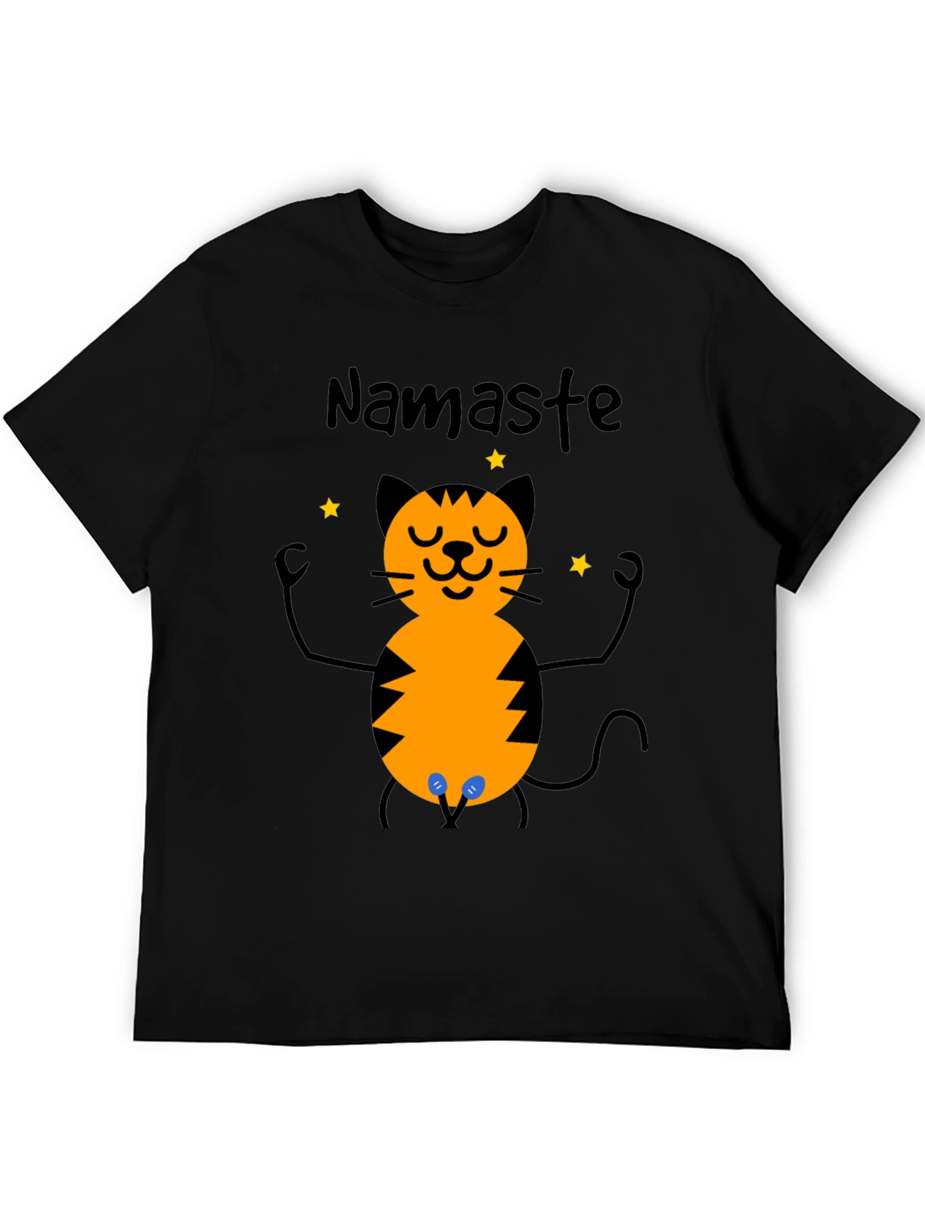 Namaste Cat T-Shirt - Funny Yoga Meditation Tee