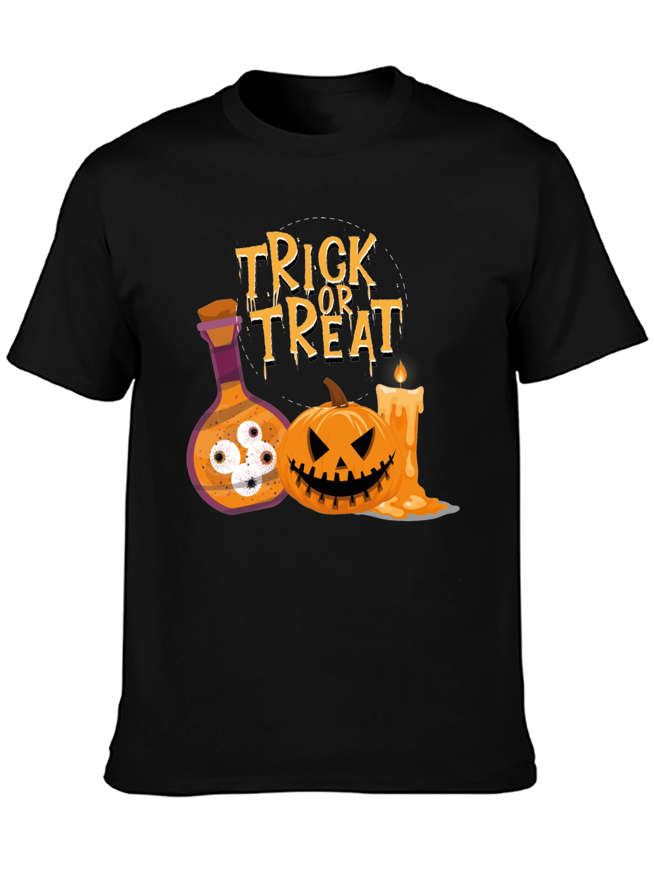 Halloween Trick or Treat Graphic Tee