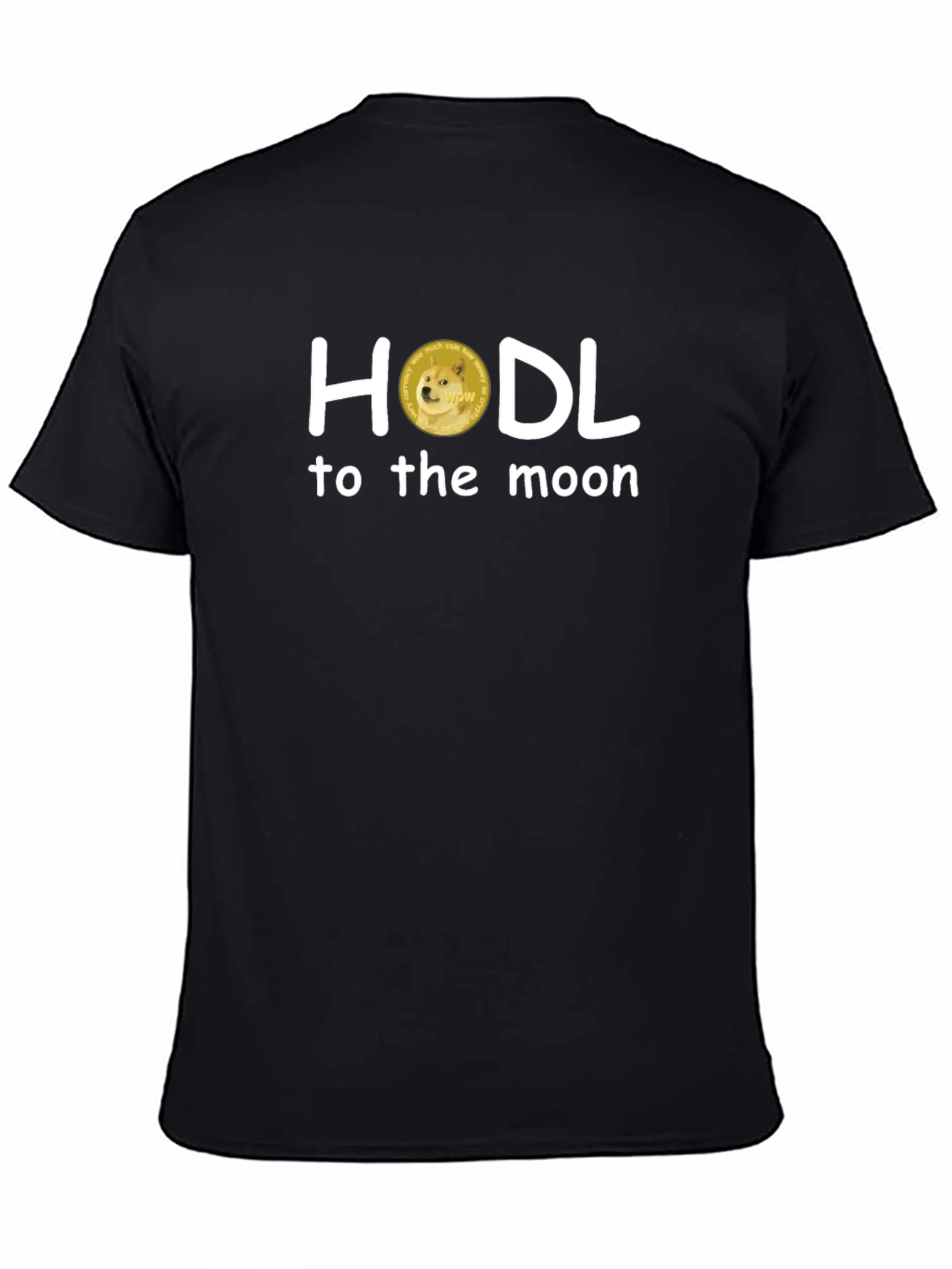 HODL to the Moon T-Shirt - Dogecoin Crypto Tee