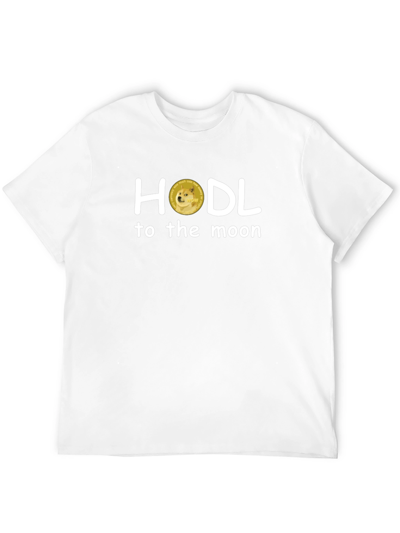 HODL to the Moon T-Shirt - Dogecoin Crypto Tee