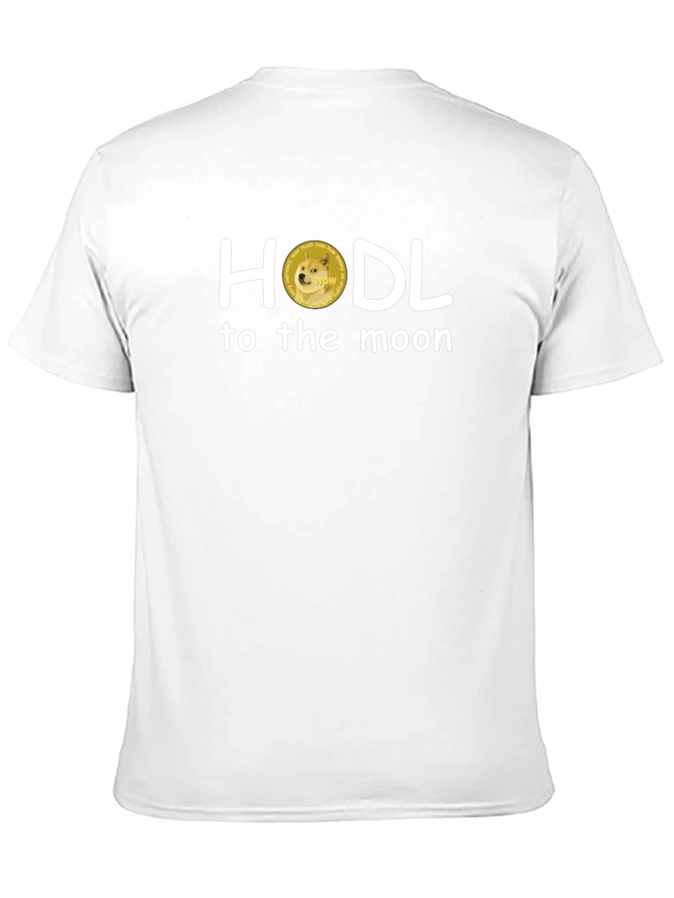 HODL to the Moon T-Shirt - Dogecoin Crypto Tee