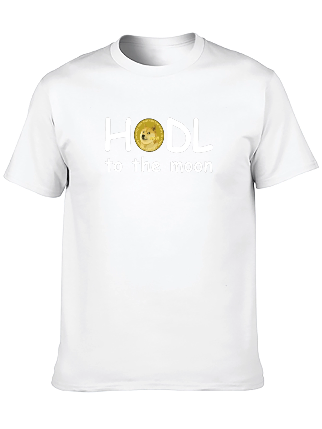HODL to the Moon T-Shirt - Dogecoin Crypto Tee