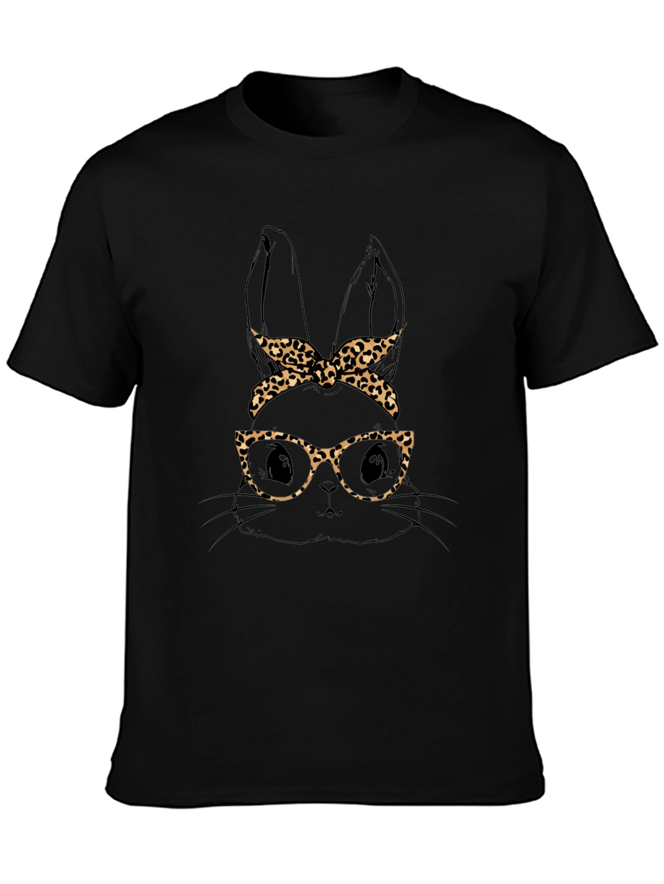 Bunny Leopard Print T-Shirt