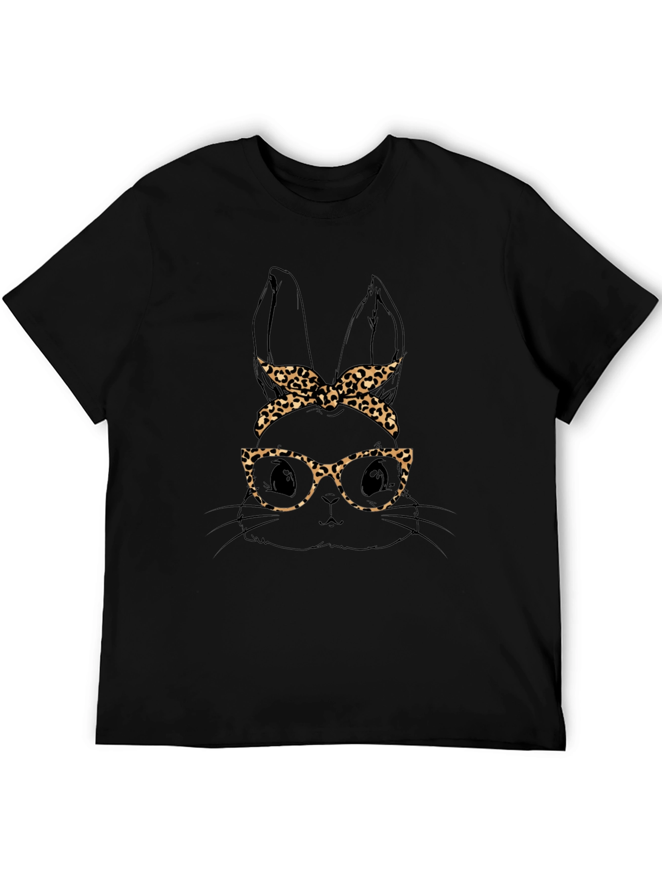 Bunny Leopard Print T-Shirt