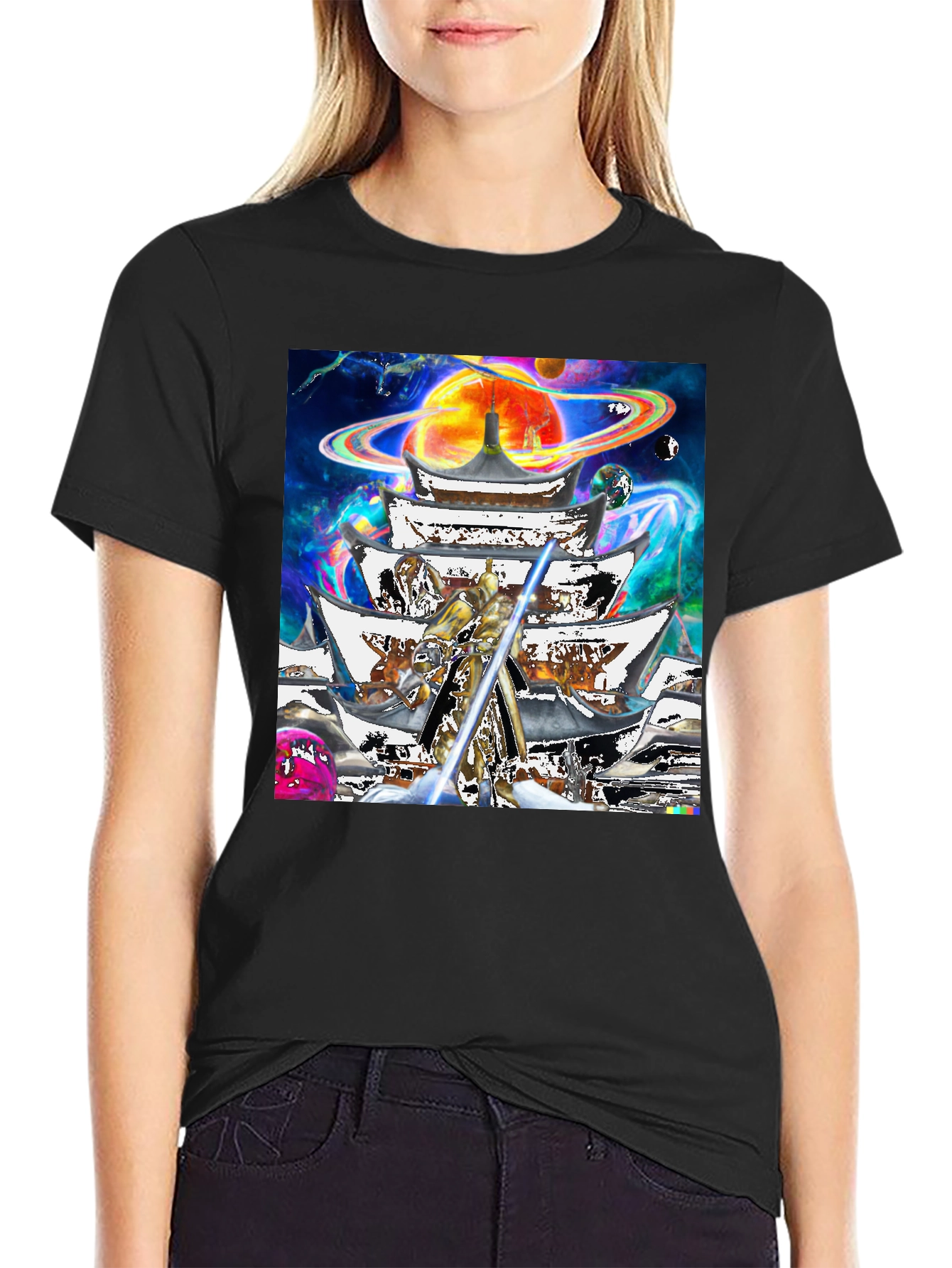 Sci-Fi Temple Graphic Tee