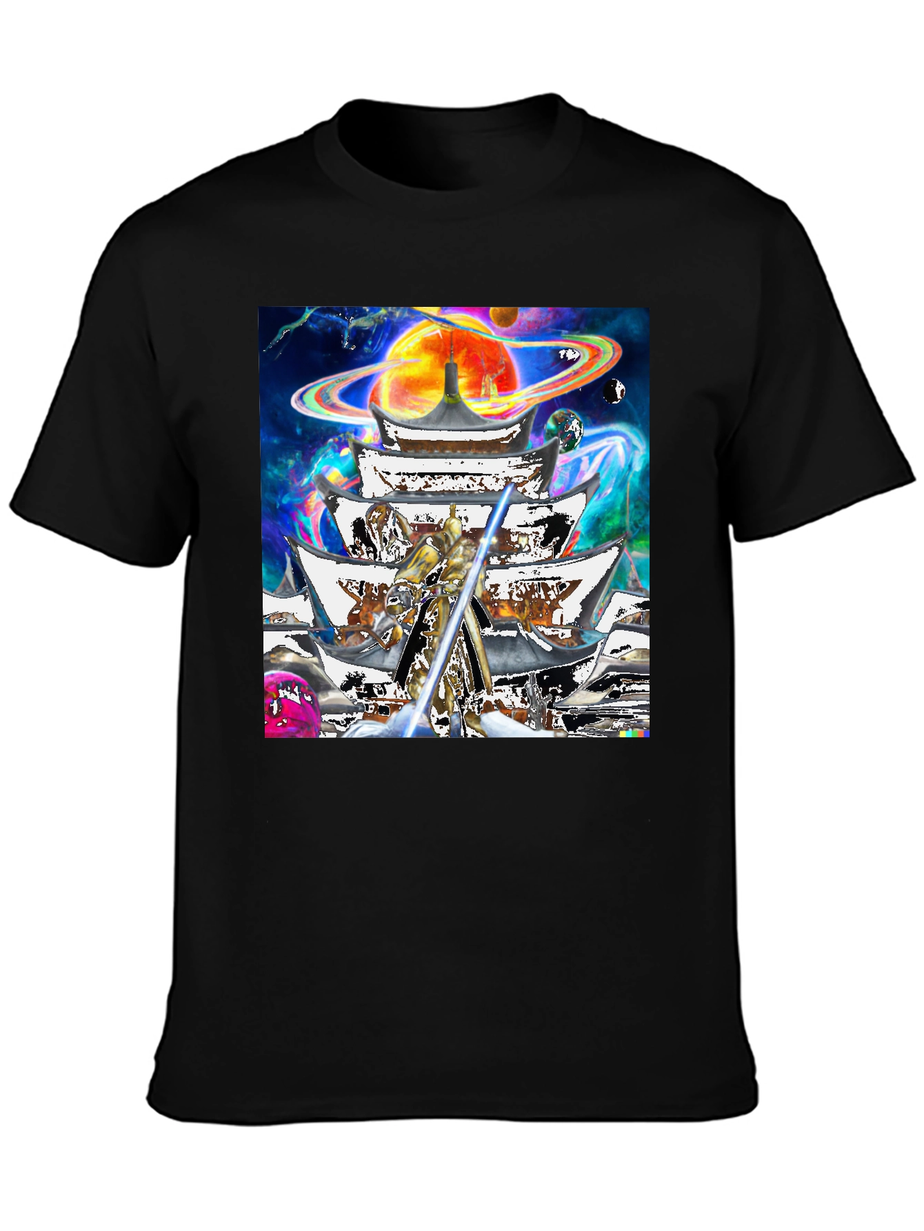 Sci-Fi Temple Graphic Tee