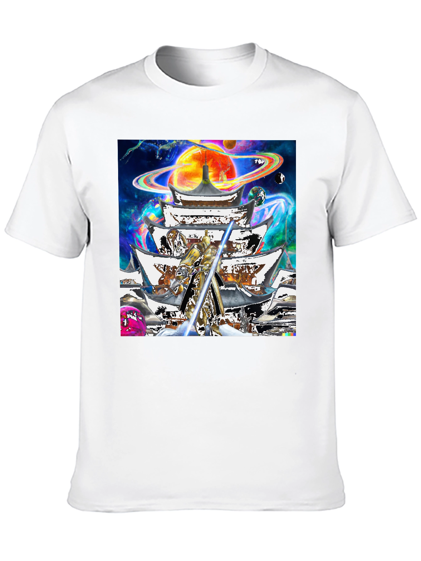 Sci-Fi Temple Graphic Tee