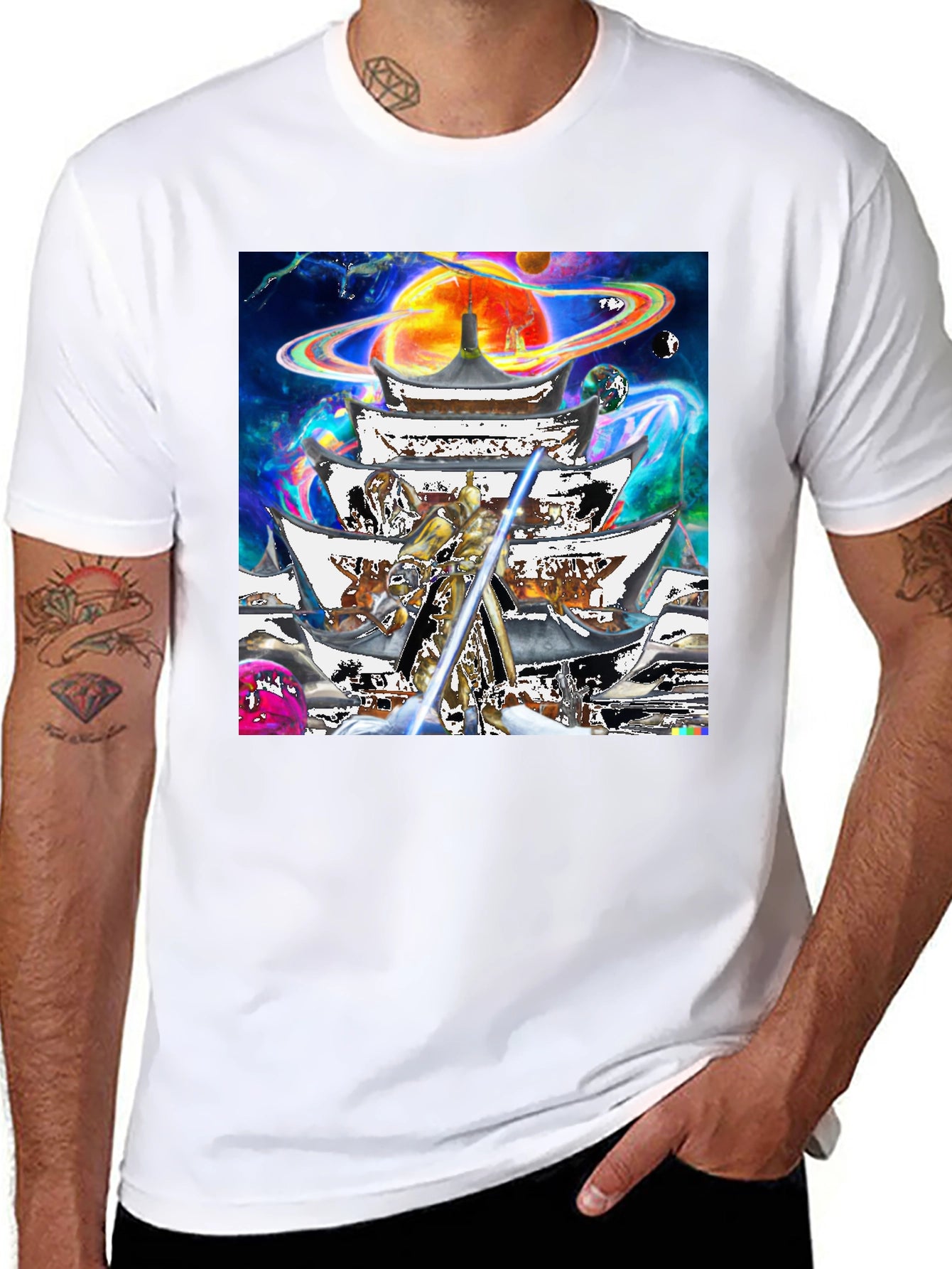 Sci-Fi Temple Graphic Tee