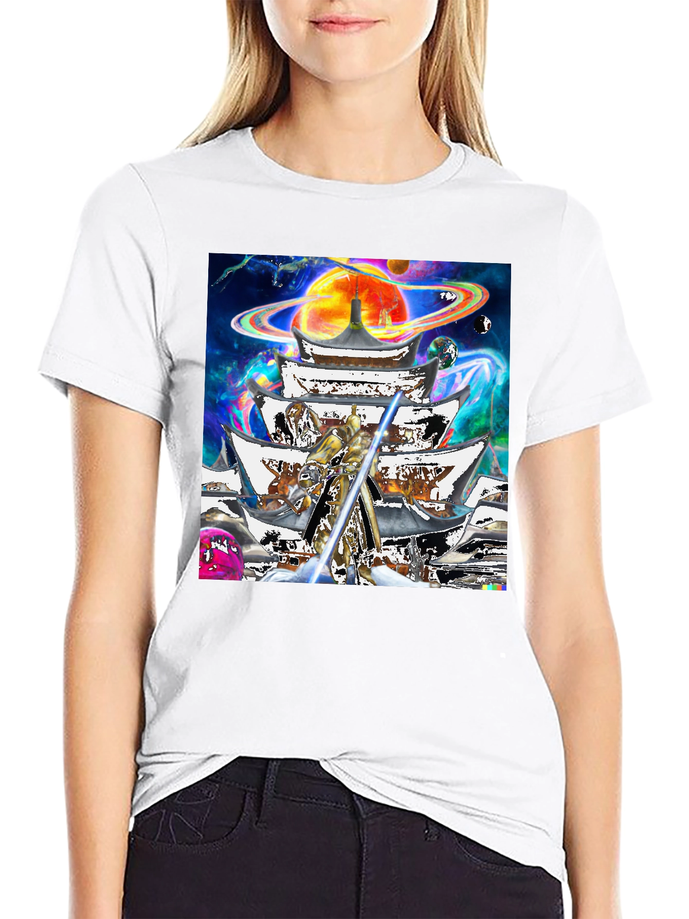 Sci-Fi Temple Graphic Tee
