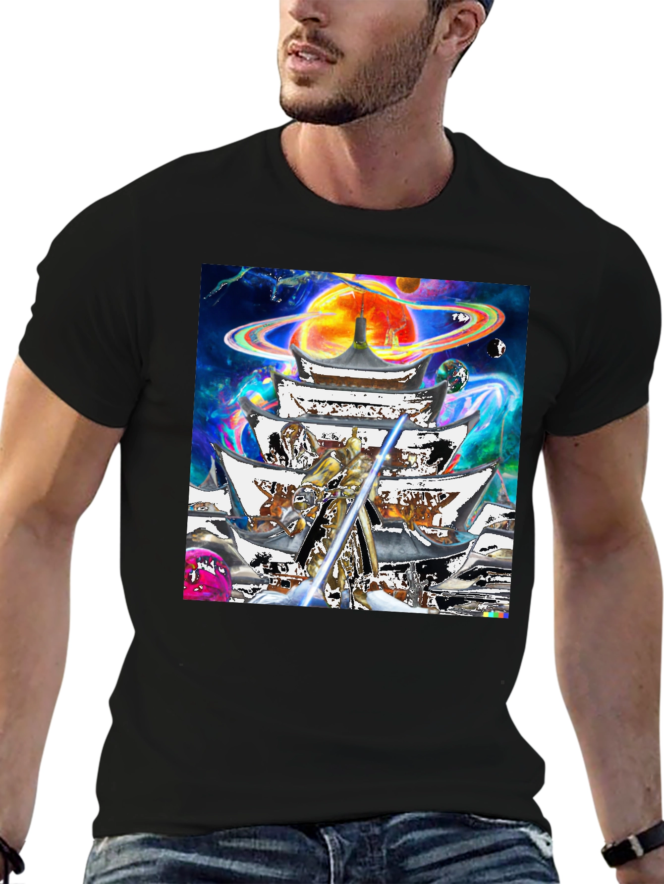 Sci-Fi Temple Graphic Tee