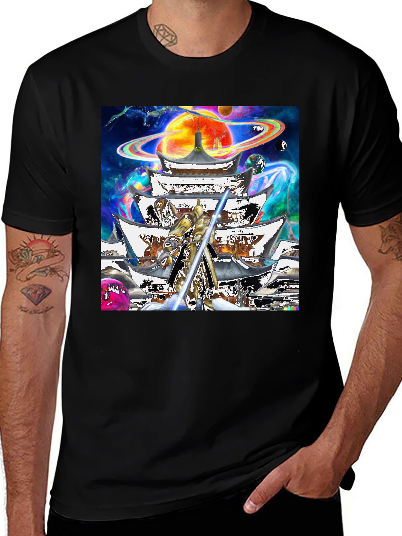 Sci-Fi Temple Graphic Tee