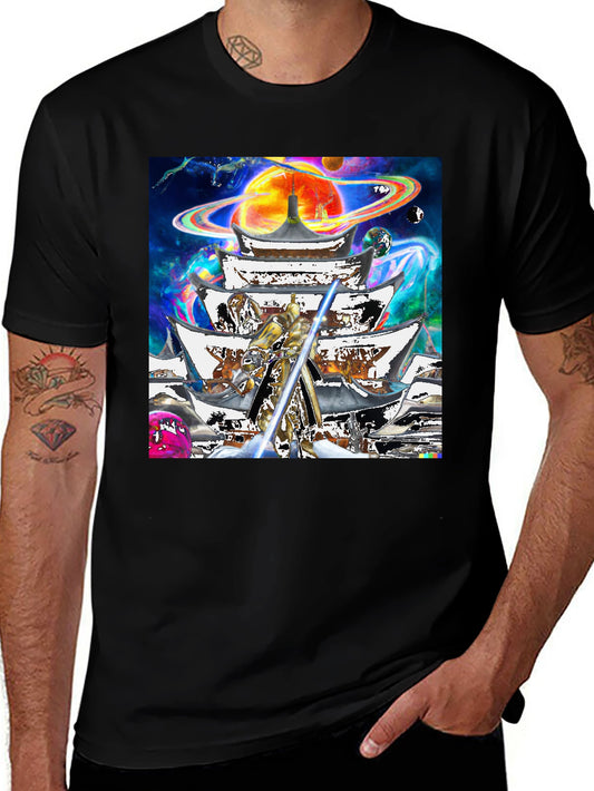 Sci-Fi Temple Graphic Tee