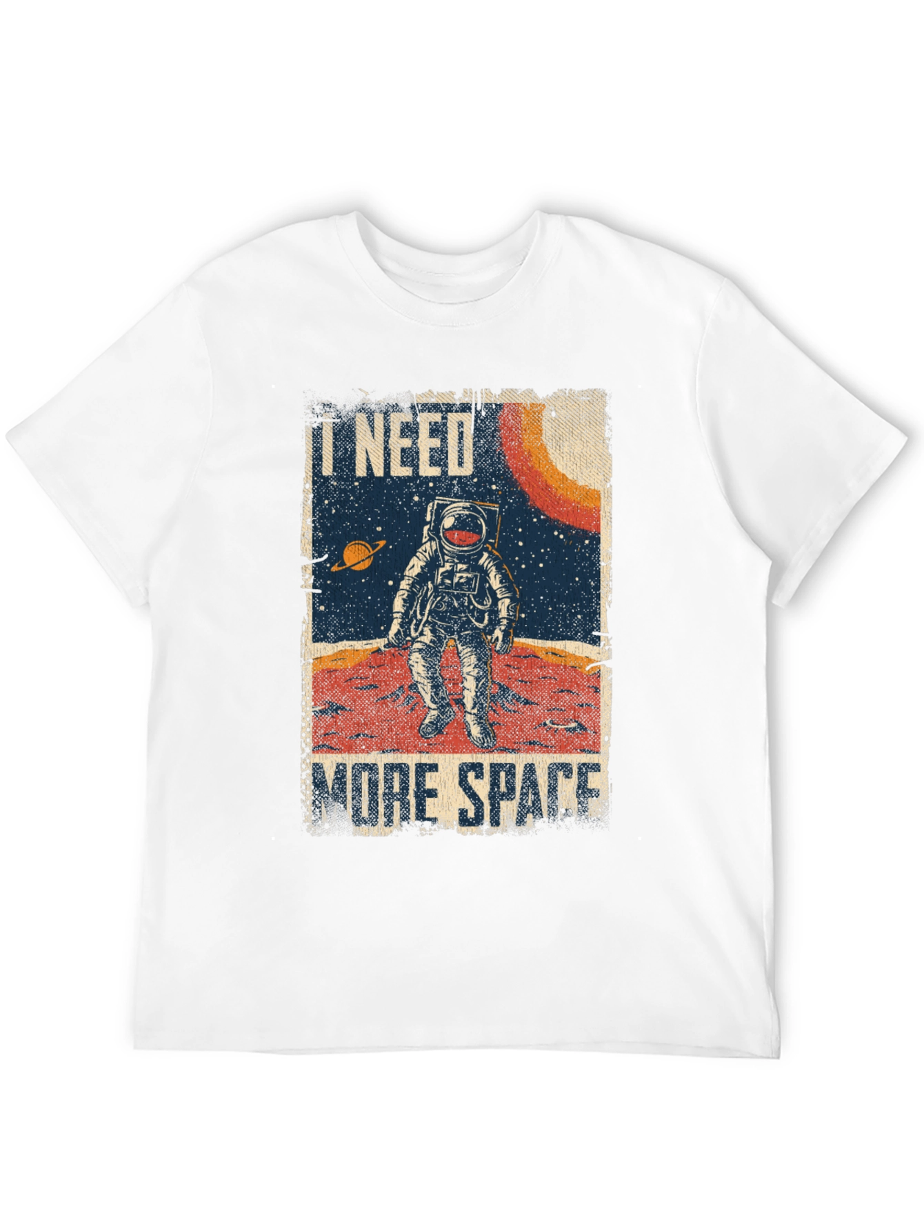 I Need More Space Astronaut Graphic T-Shirt