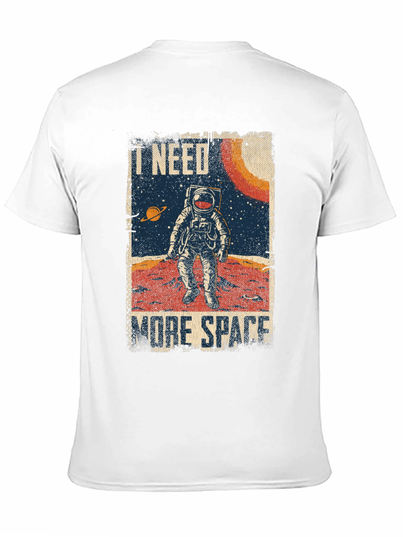 I Need More Space Astronaut Graphic T-Shirt