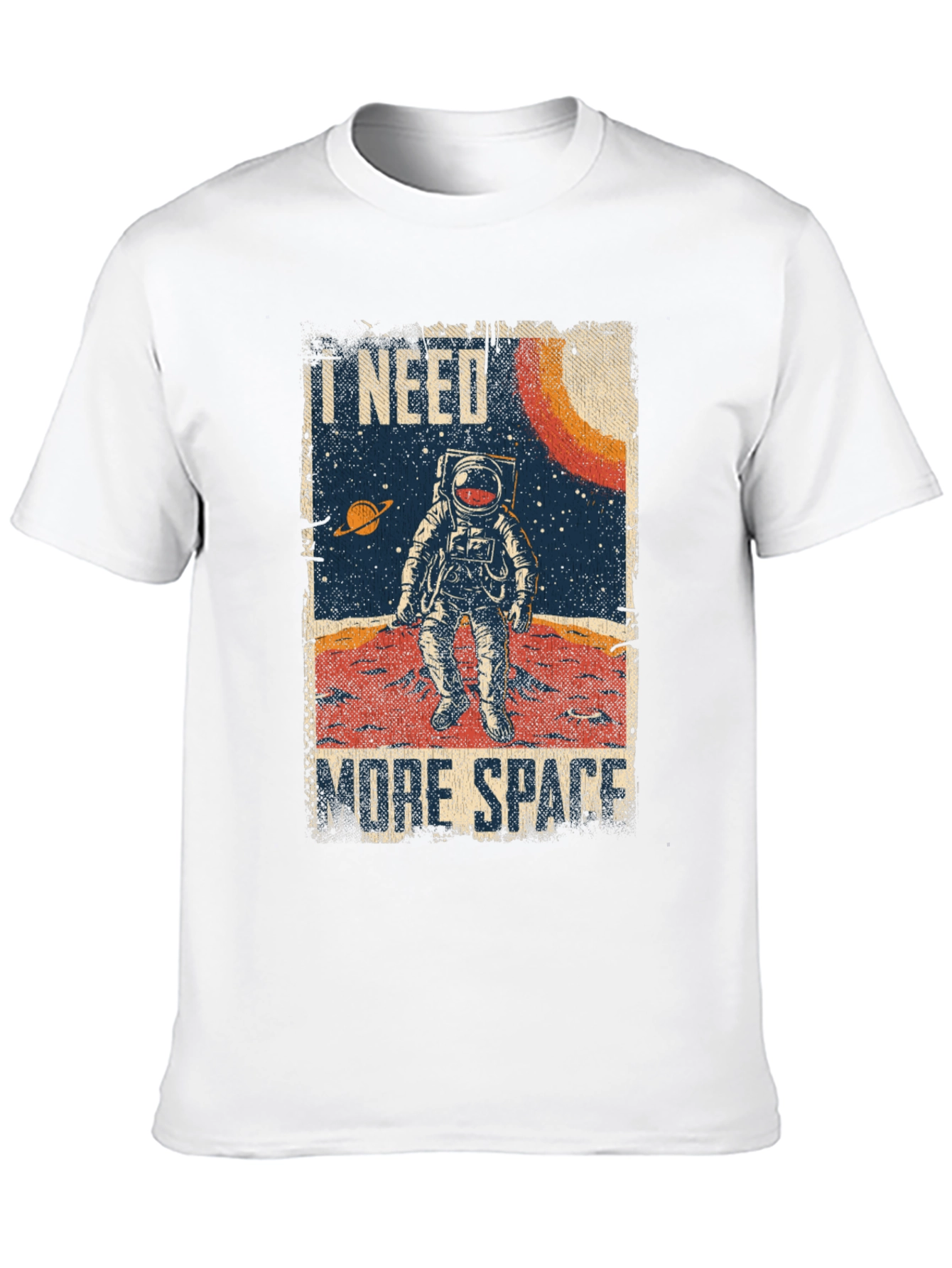 I Need More Space Astronaut Graphic T-Shirt