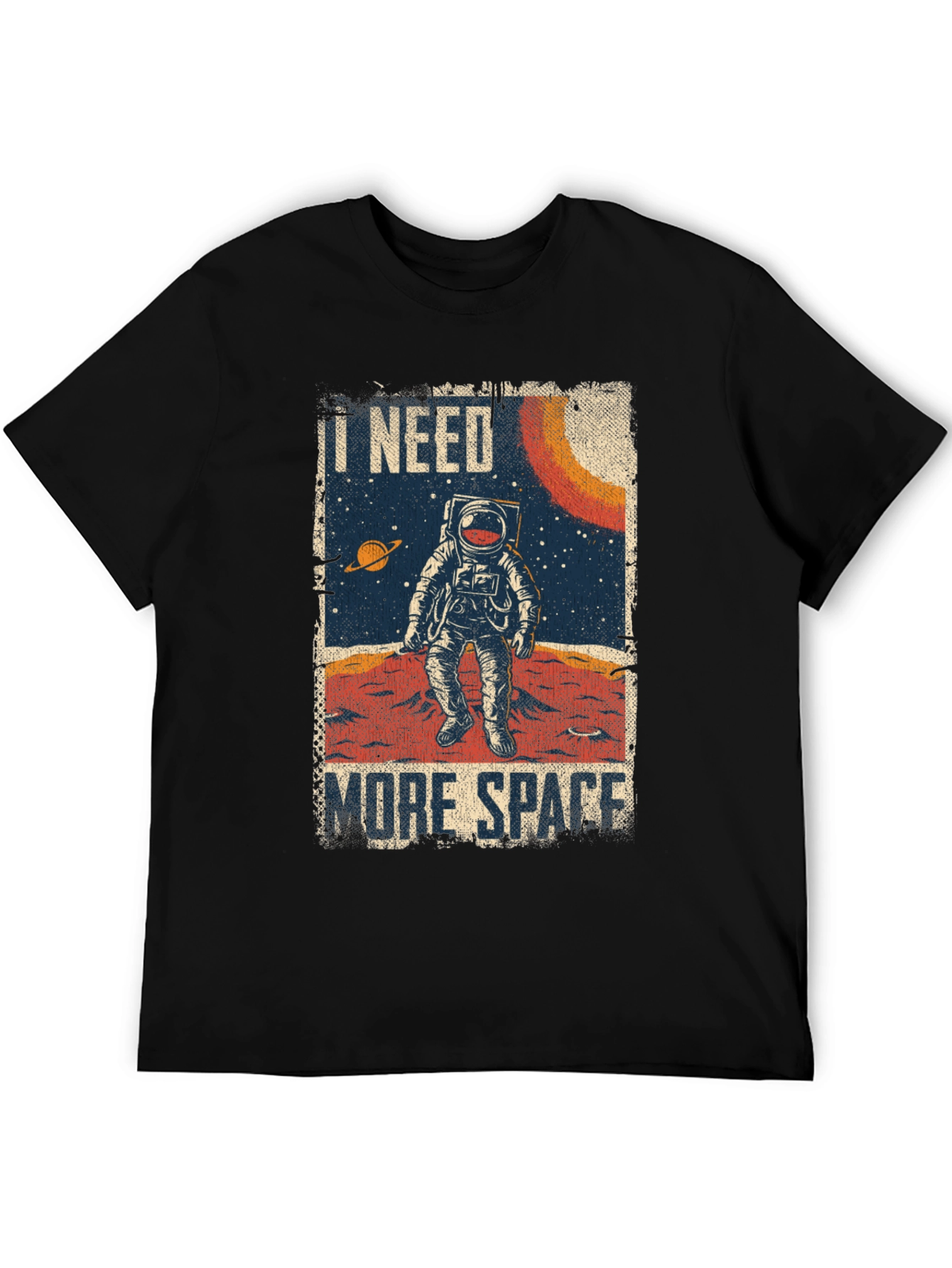 I Need More Space Astronaut Graphic T-Shirt