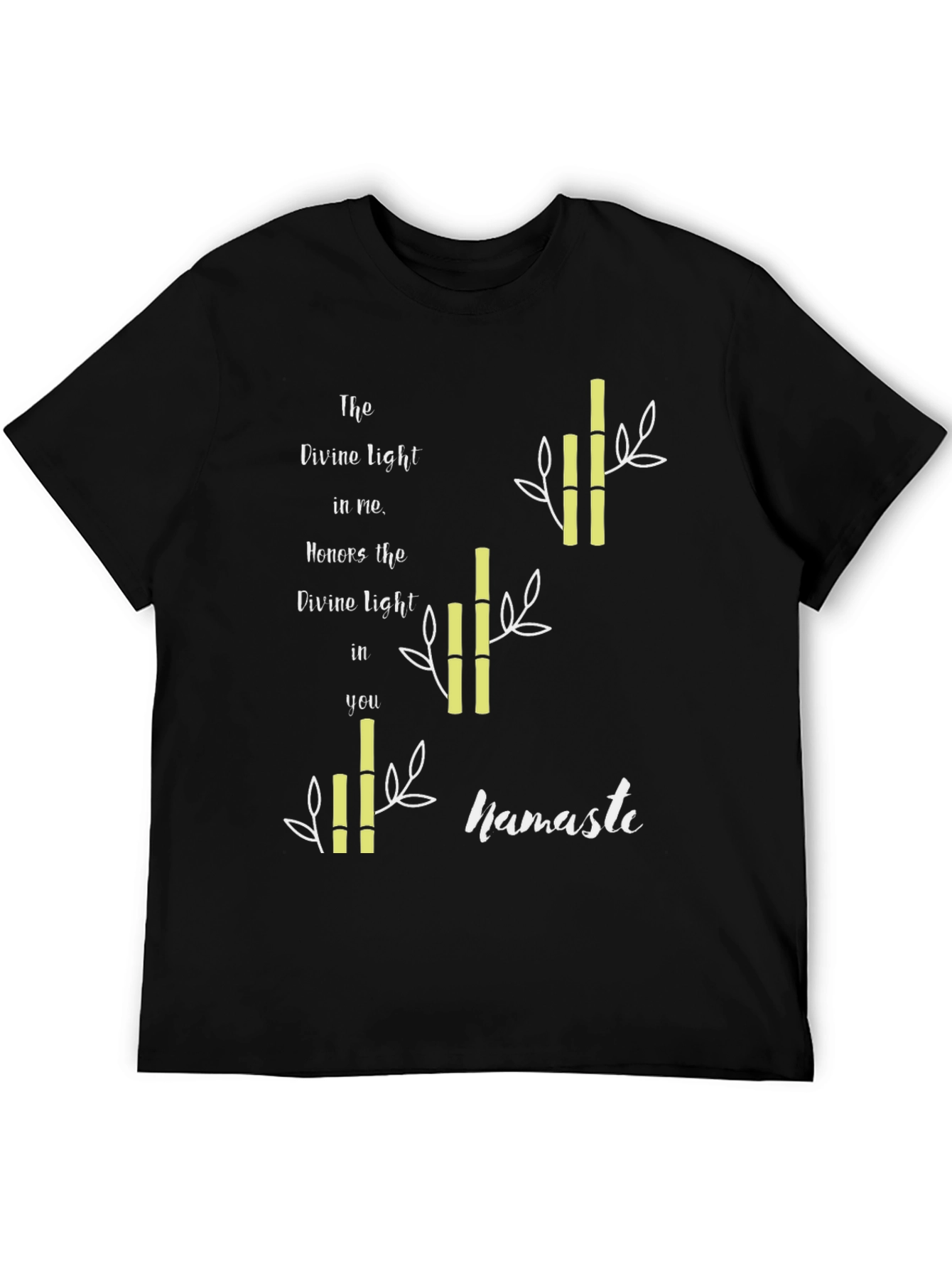 Divine Light Namaste Graphic T-Shirt