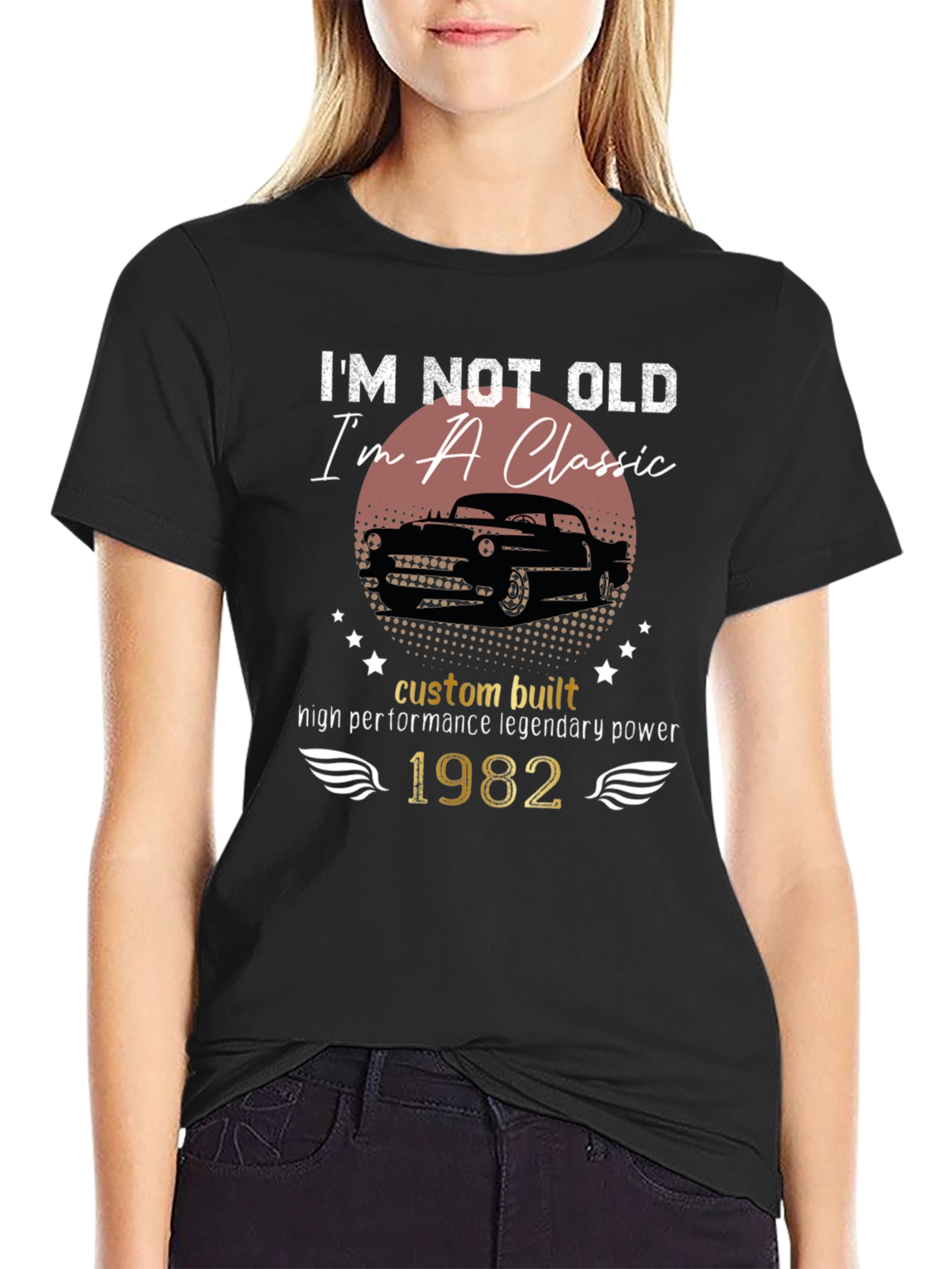 Classic Car 1982 T-Shirt - Legendary Power