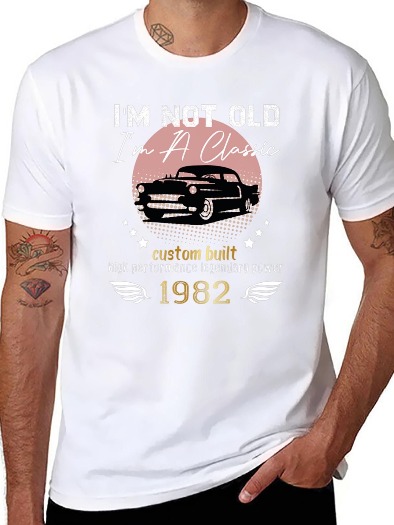 Classic Car 1982 T-Shirt - Legendary Power