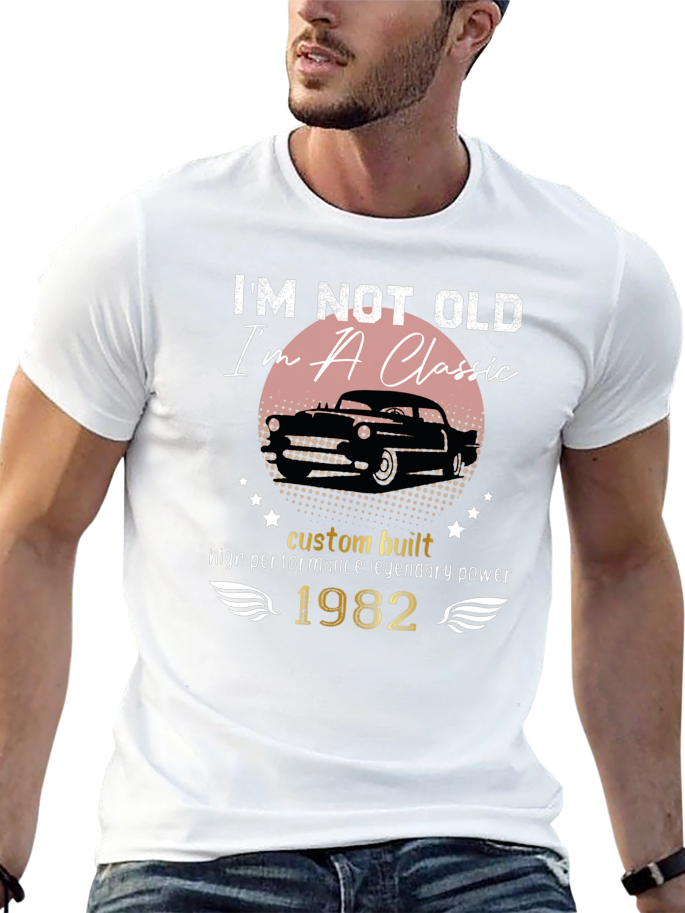 Classic Car 1982 T-Shirt - Legendary Power