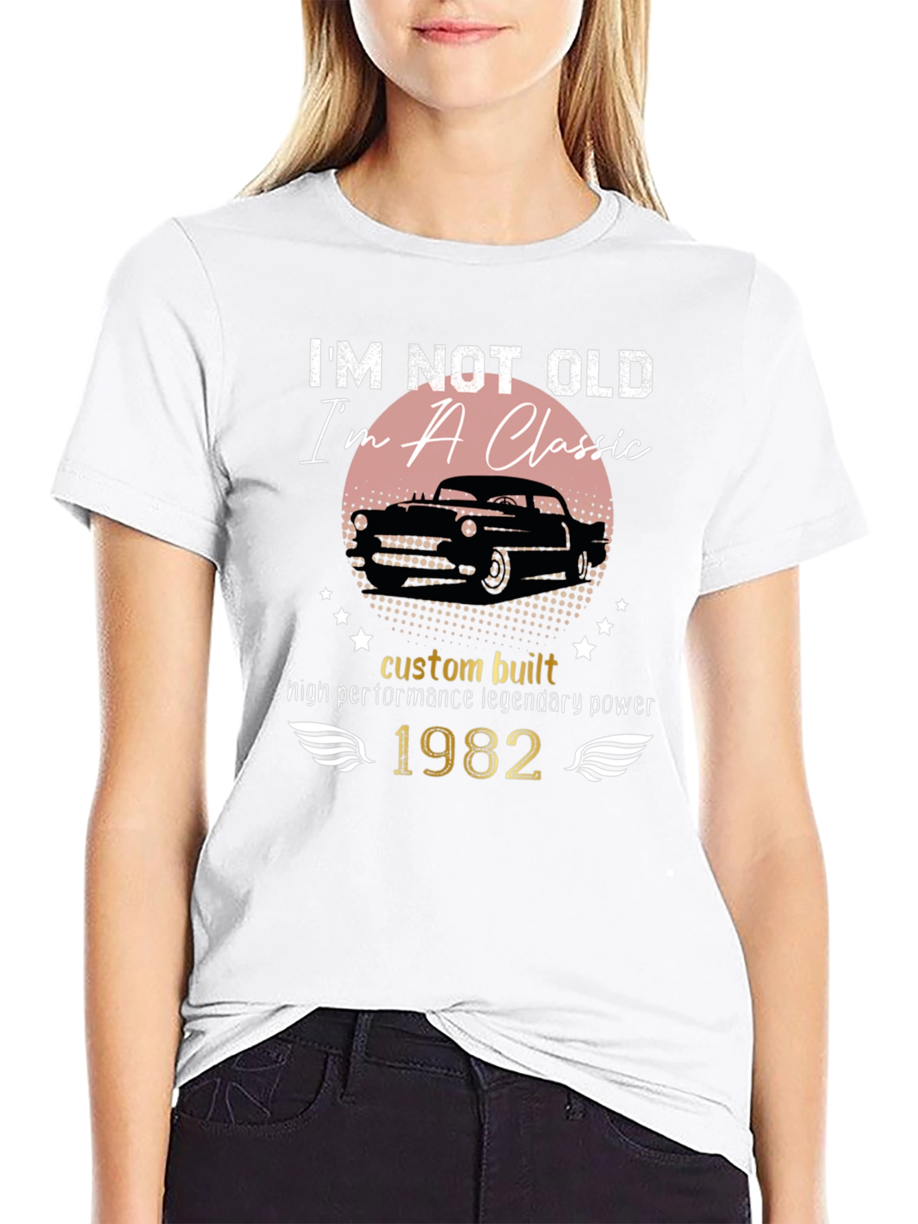 Classic Car 1982 T-Shirt - Legendary Power