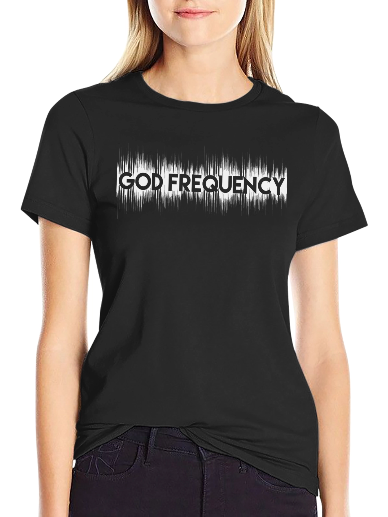 God Frequency Black T-Shirt