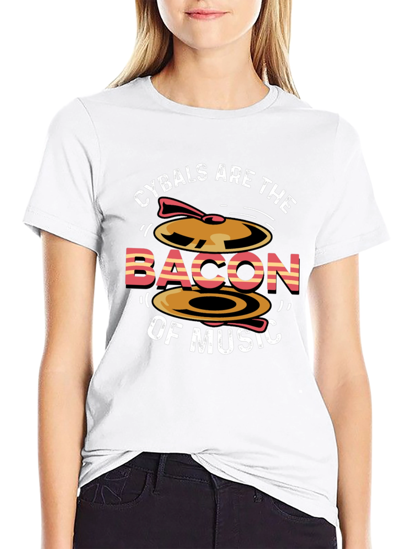 Cymbals Are The Bacon of Music T-Shirt