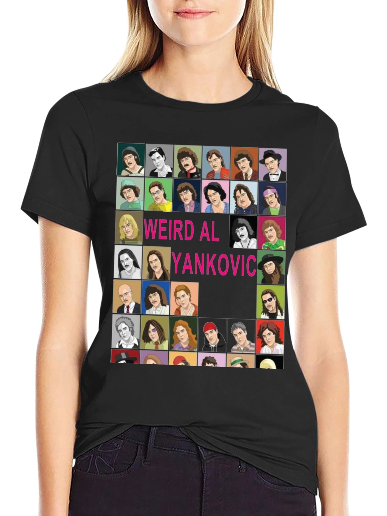 Weird Al Yankovic Collage Graphic Tee