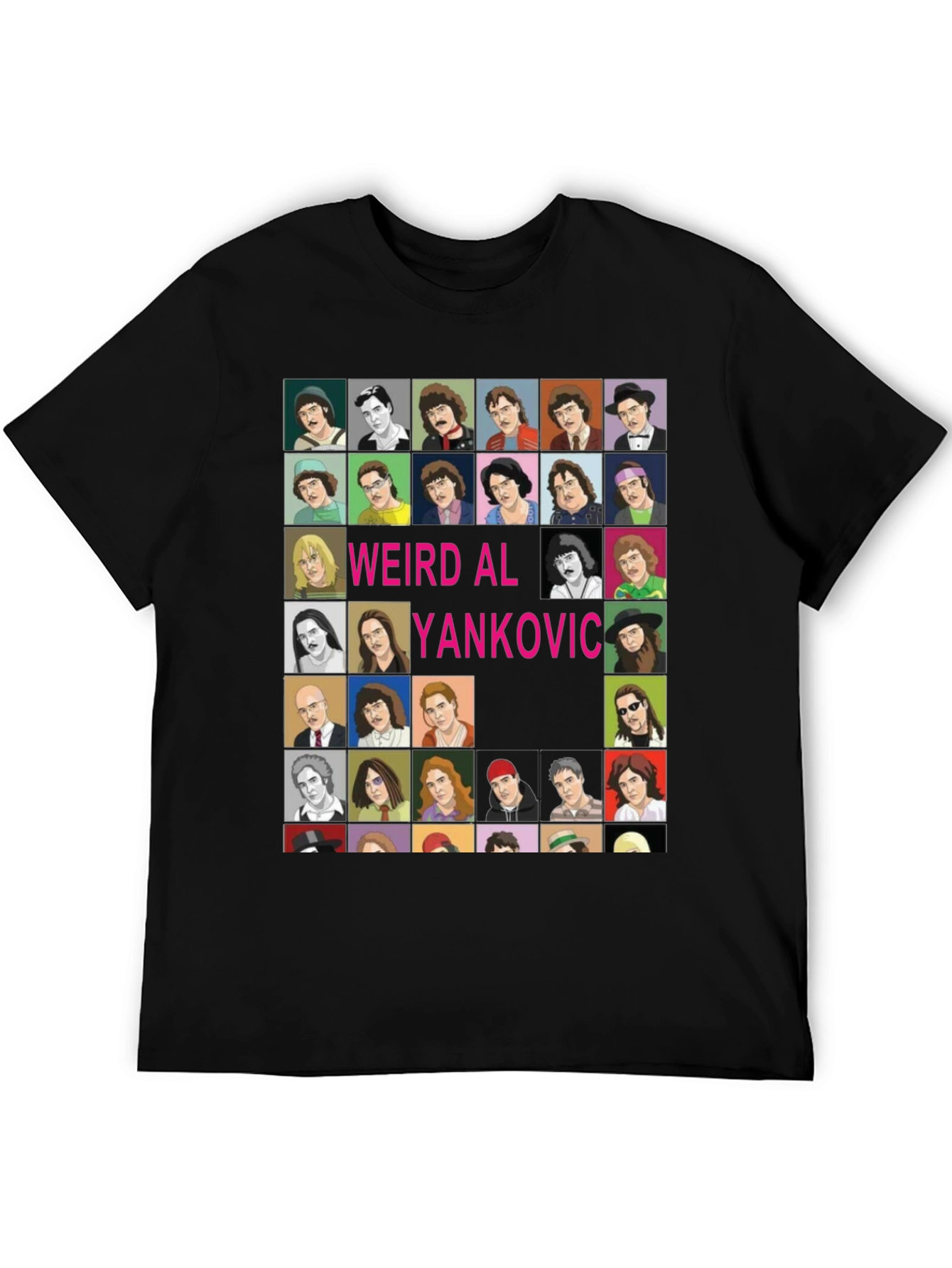 Weird Al Yankovic Collage Graphic Tee