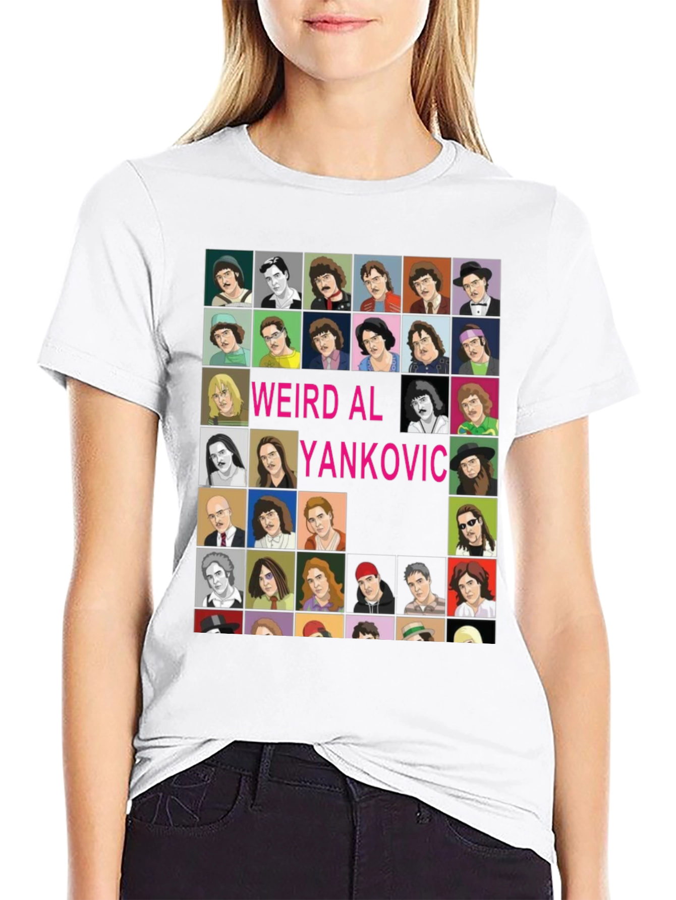 Weird Al Yankovic Collage Graphic Tee