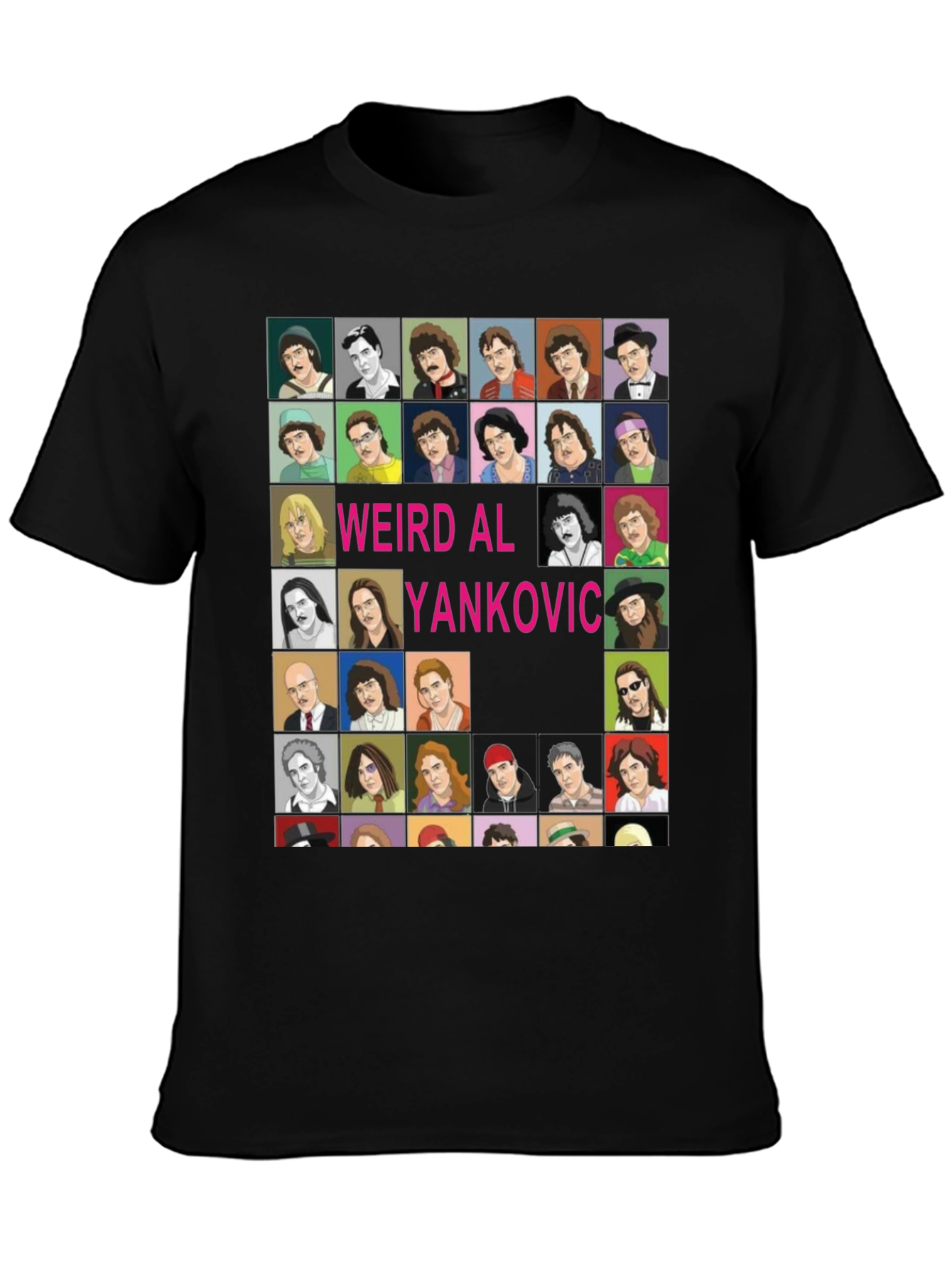 Weird Al Yankovic Collage Graphic Tee