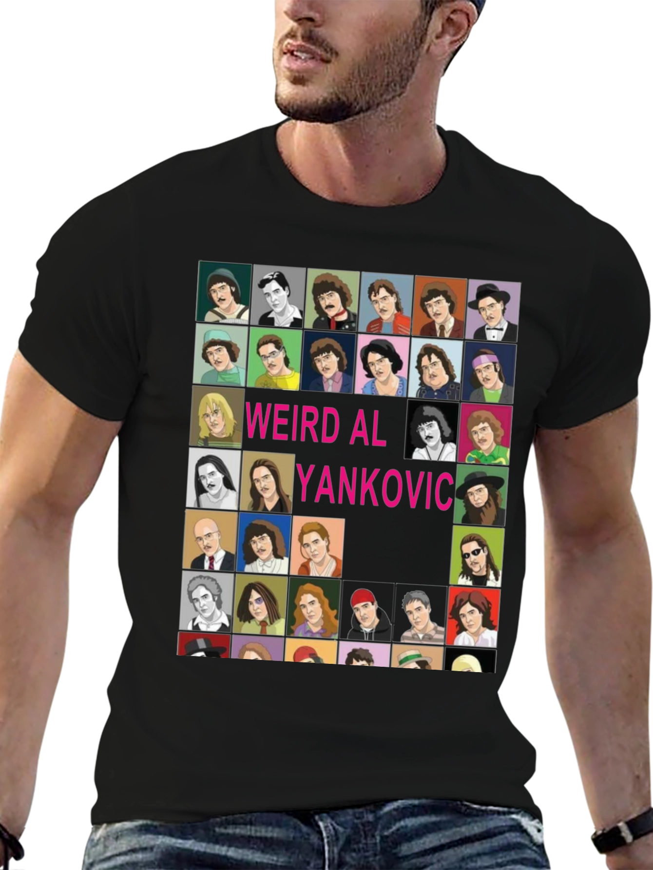 Weird Al Yankovic Collage Graphic Tee