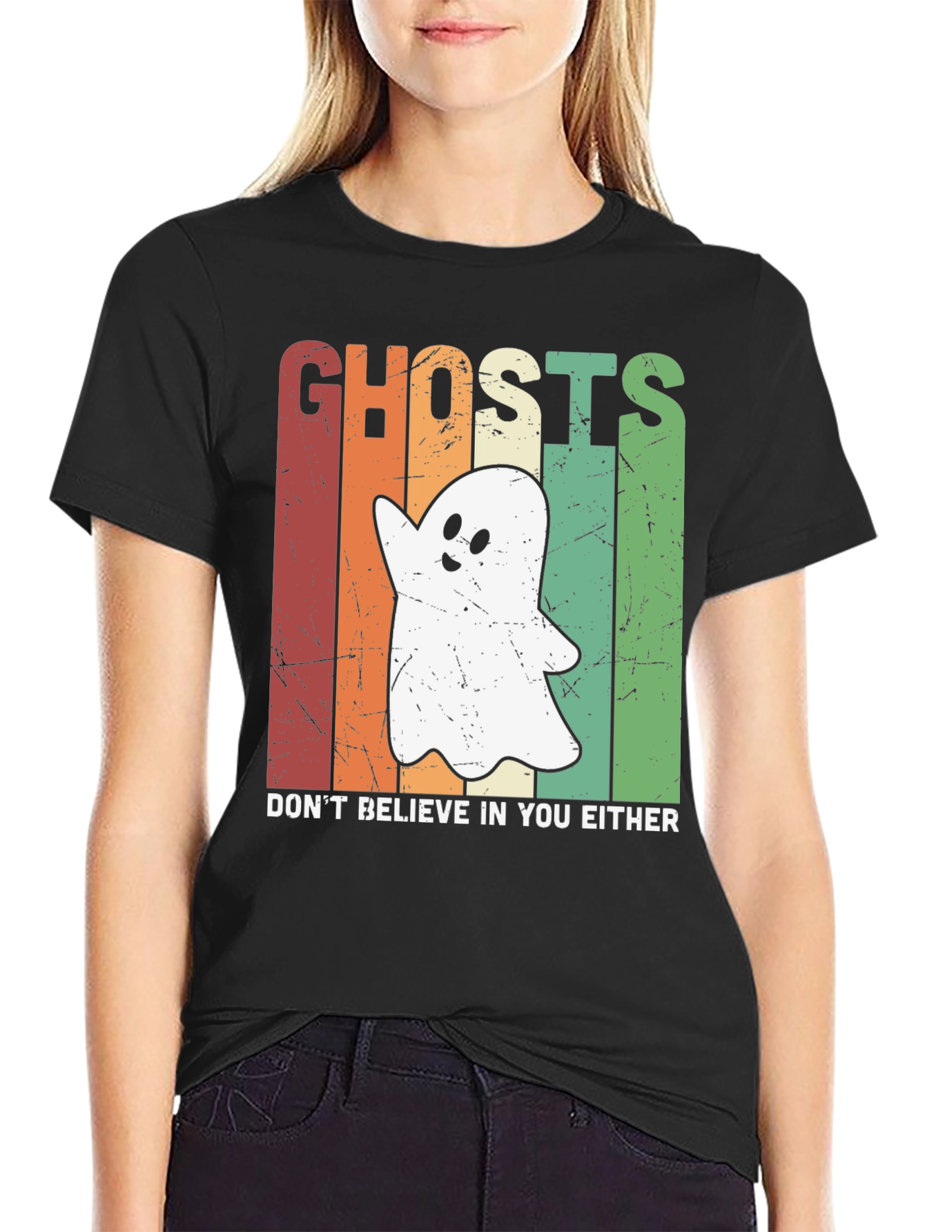 Ghost Retro Halloween T-Shirt