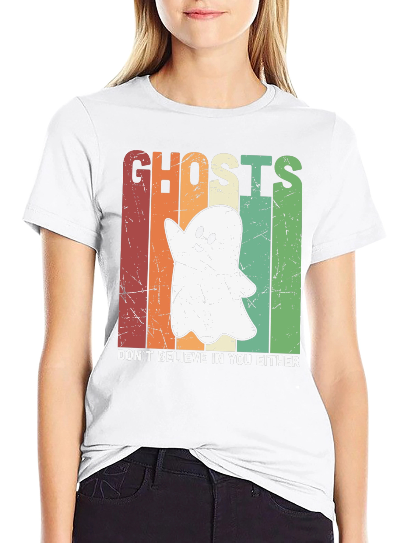 Ghost Retro Halloween T-Shirt