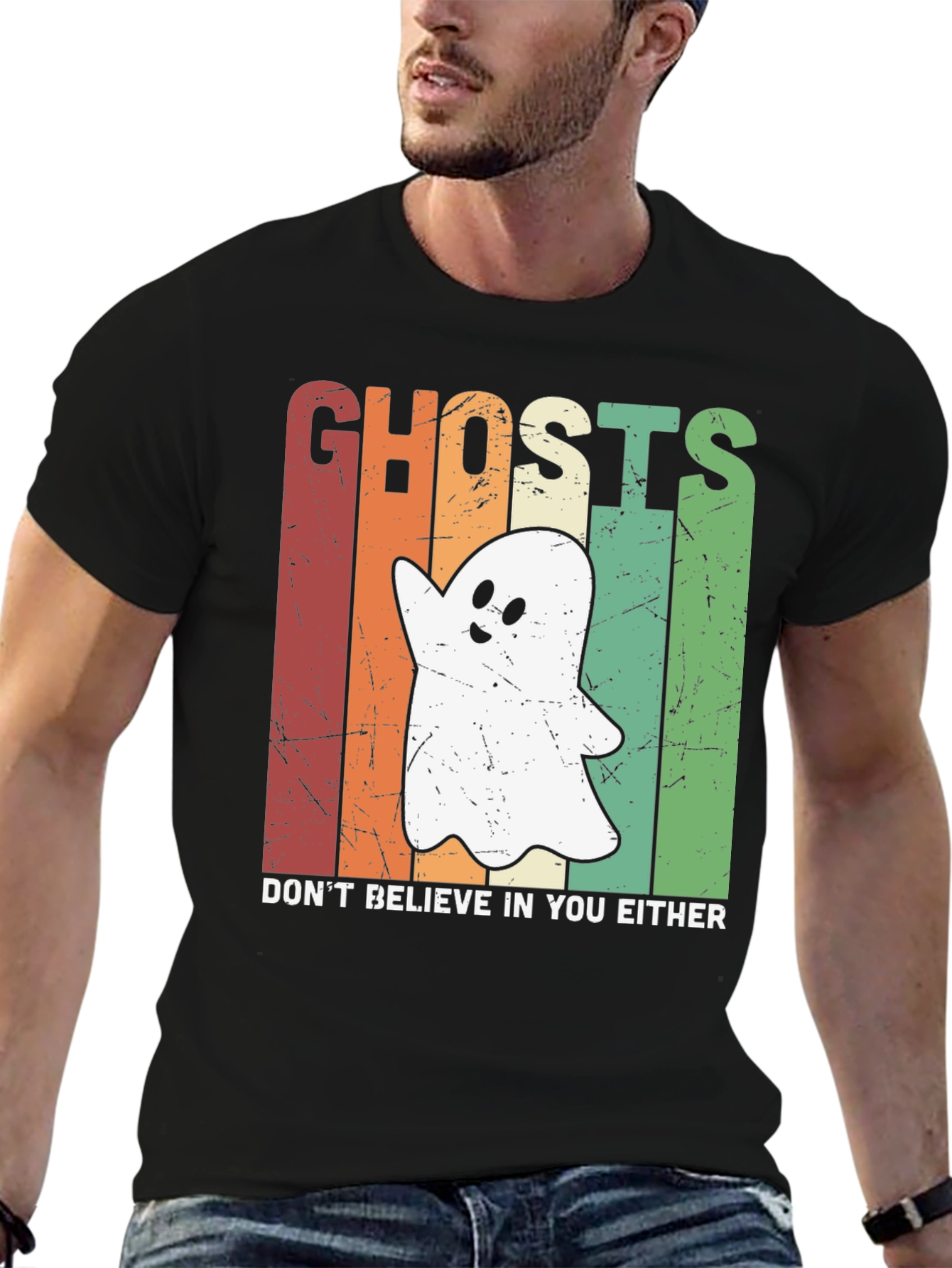 Ghost Retro Halloween T-Shirt