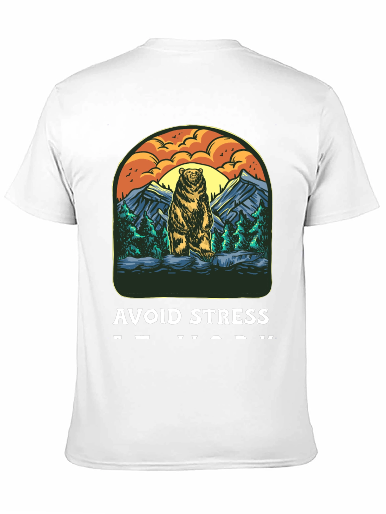 Avoid Stress Bear T-Shirt