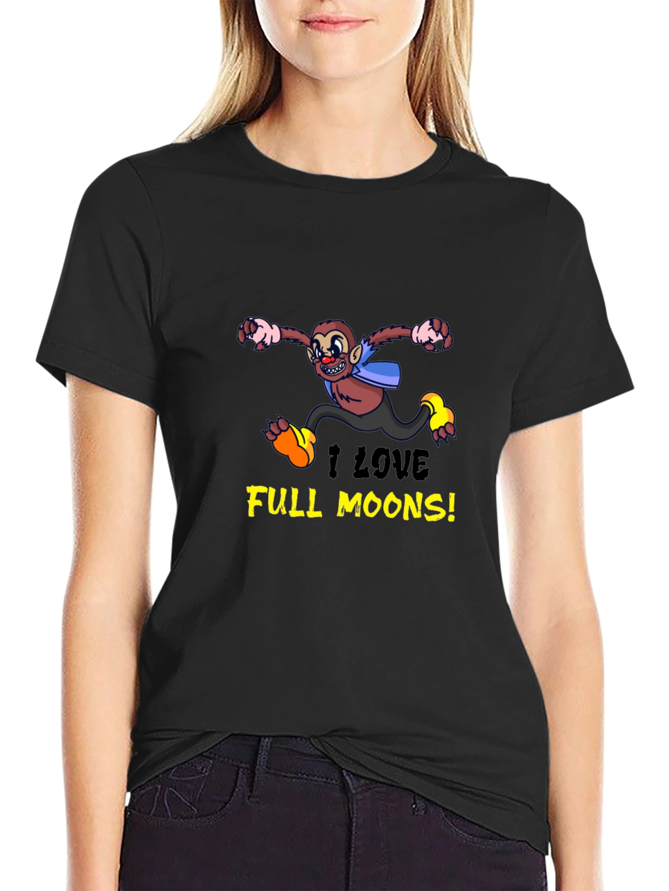 I Love Full Moons! Graphic T-Shirt