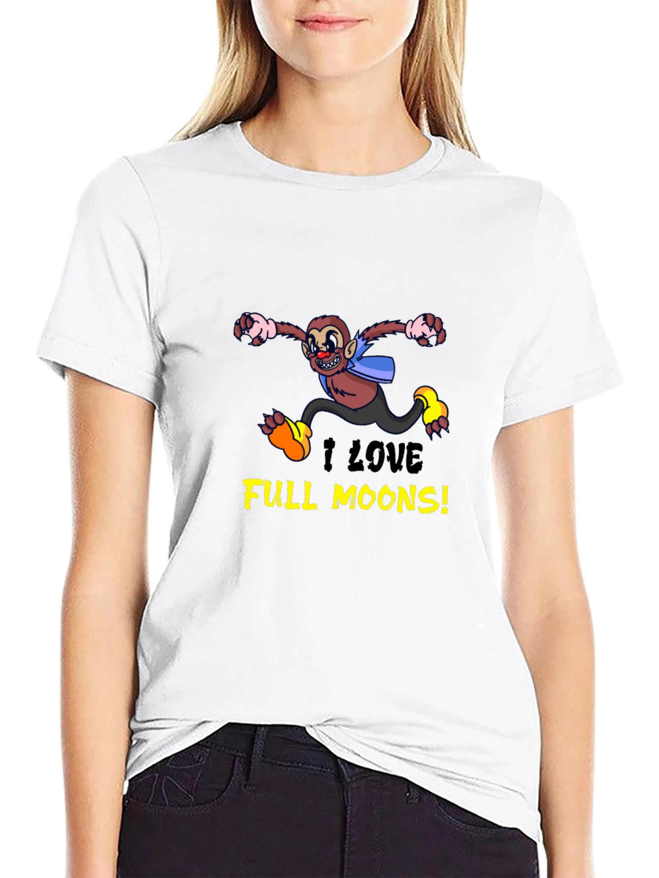 I Love Full Moons! Graphic T-Shirt