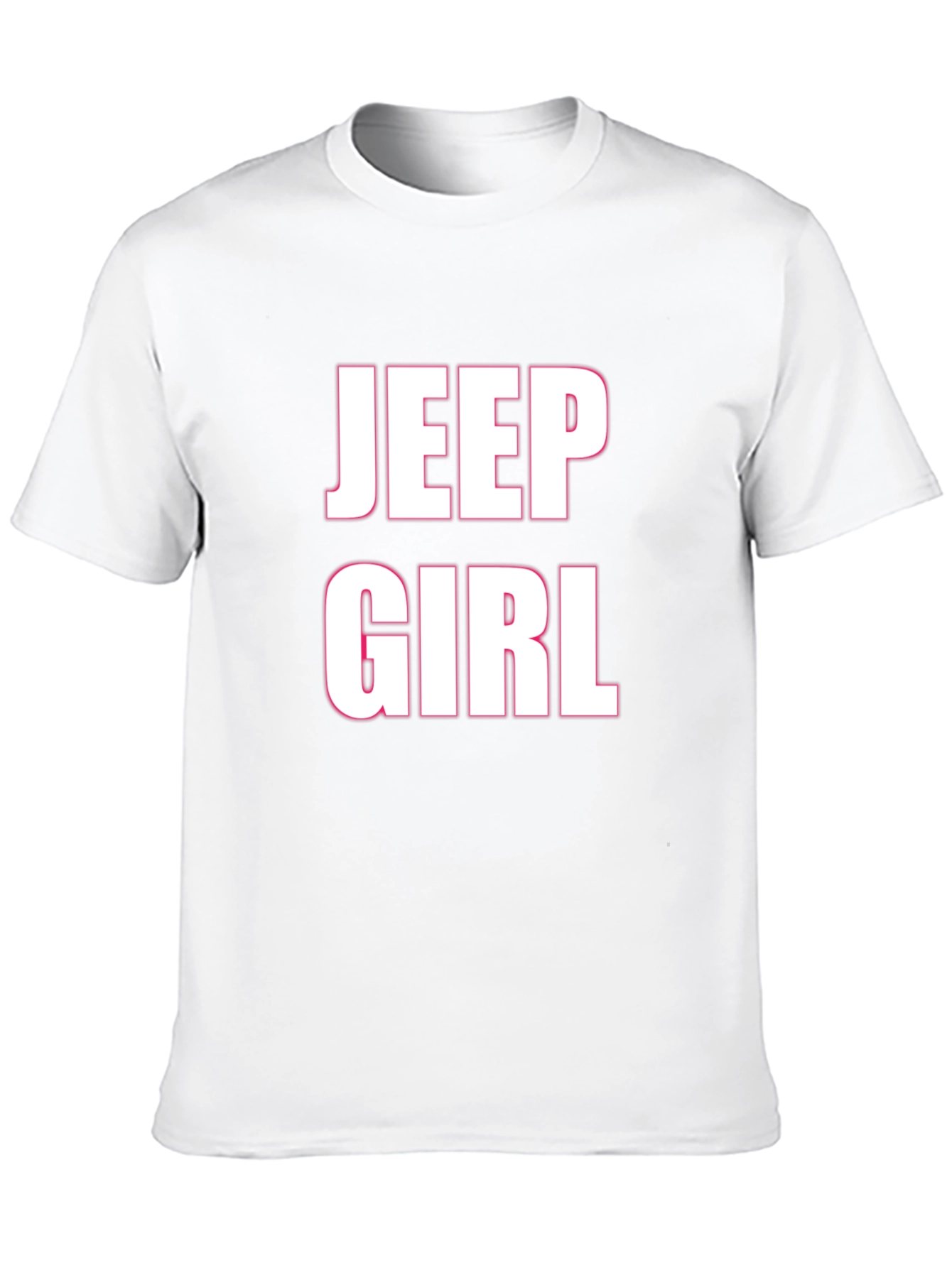Jeep Girl T-Shirt - Black Cotton Blend