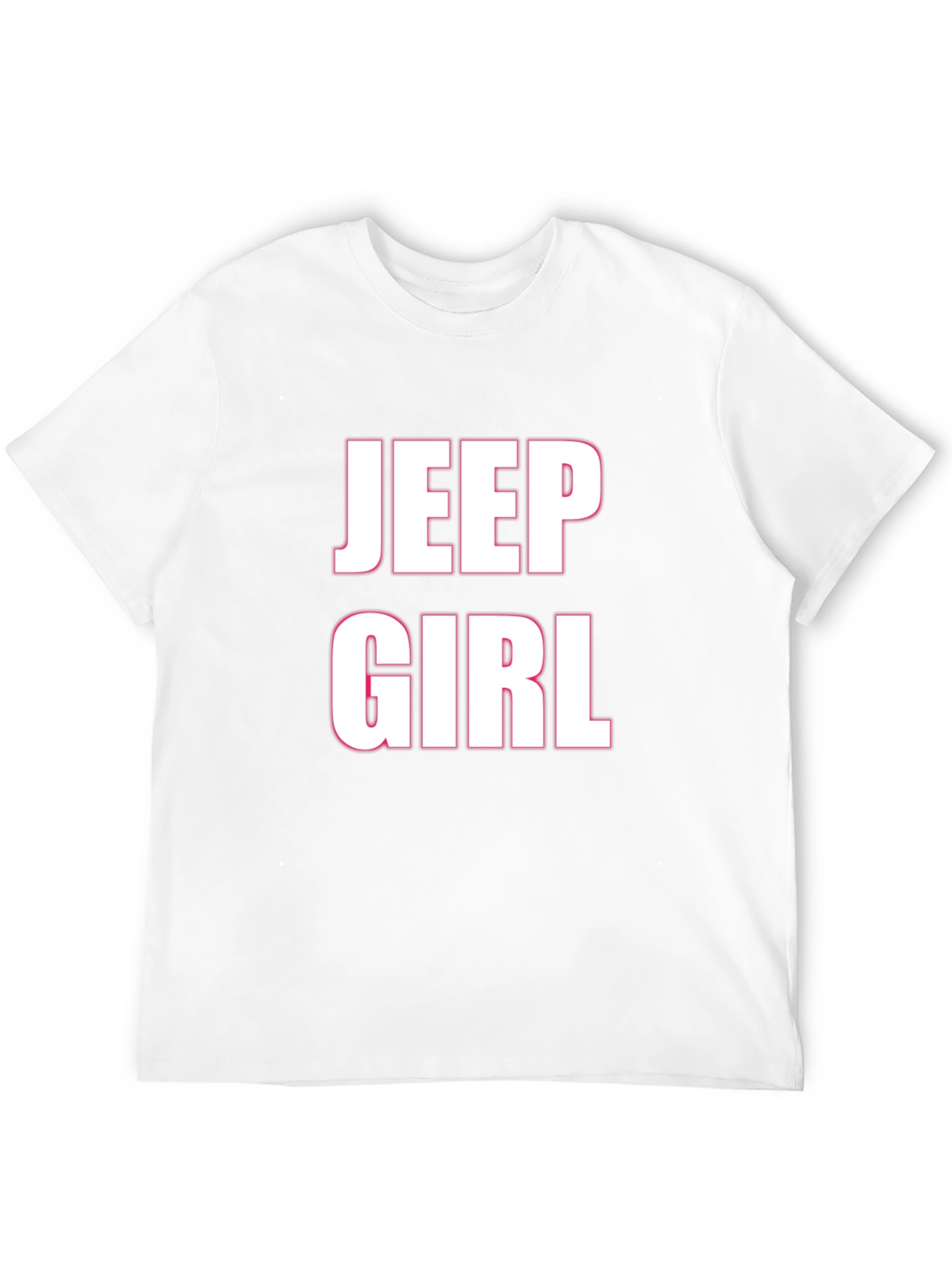 Jeep Girl T-Shirt - Black Cotton Blend