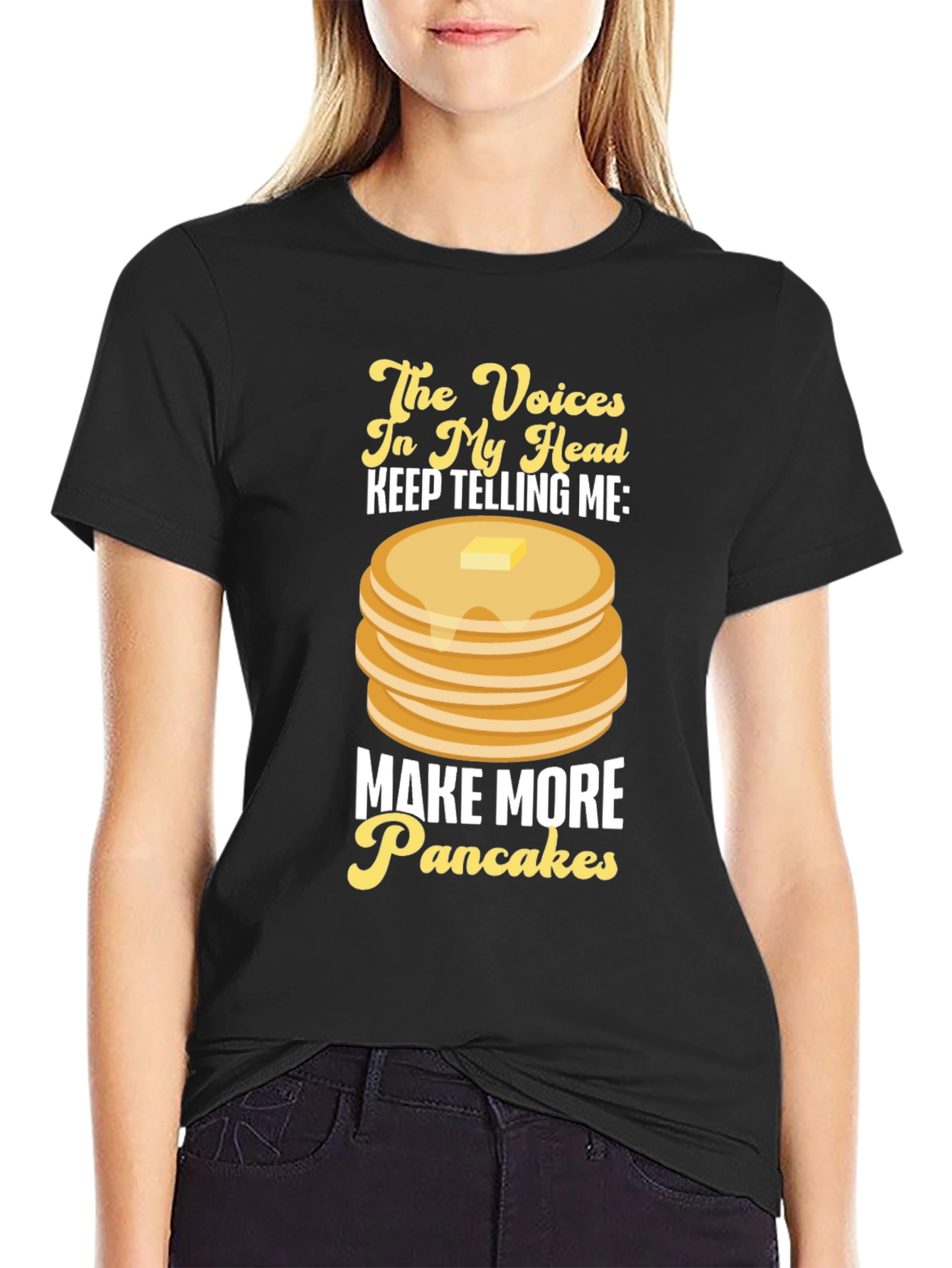Funny Pancake Lover Graphic T-Shirt
