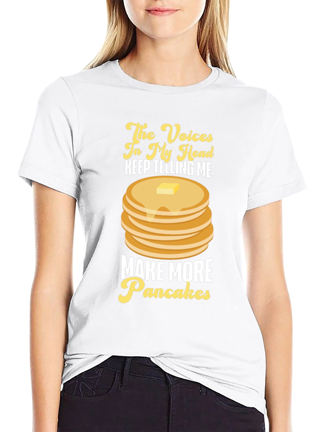 Funny Pancake Lover Graphic T-Shirt