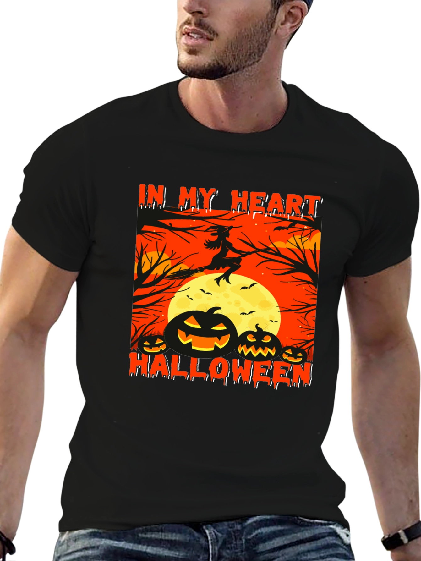 Halloween Pumpkin T-Shirt - In My Heart